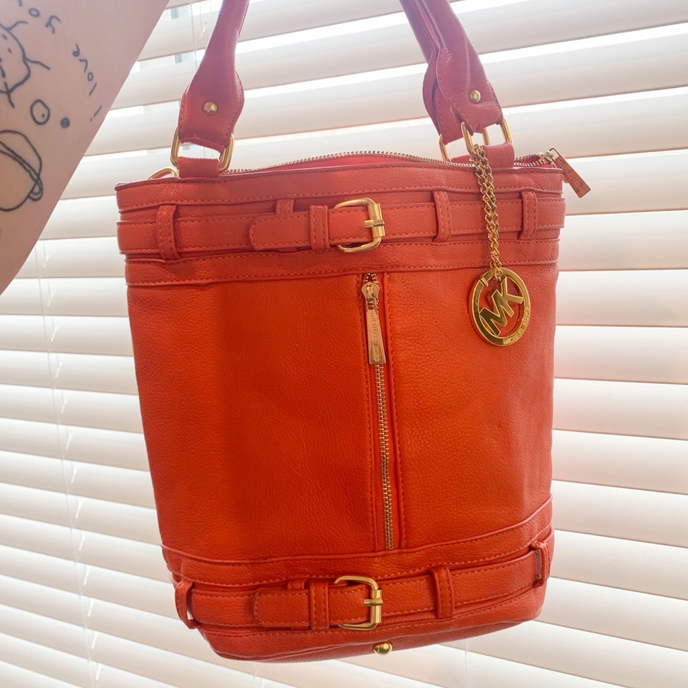 Orange Michael Kors Handbag